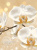 Фото. Кухонный фартук Золотая орхидея (Ф-345). Строй-Отделка